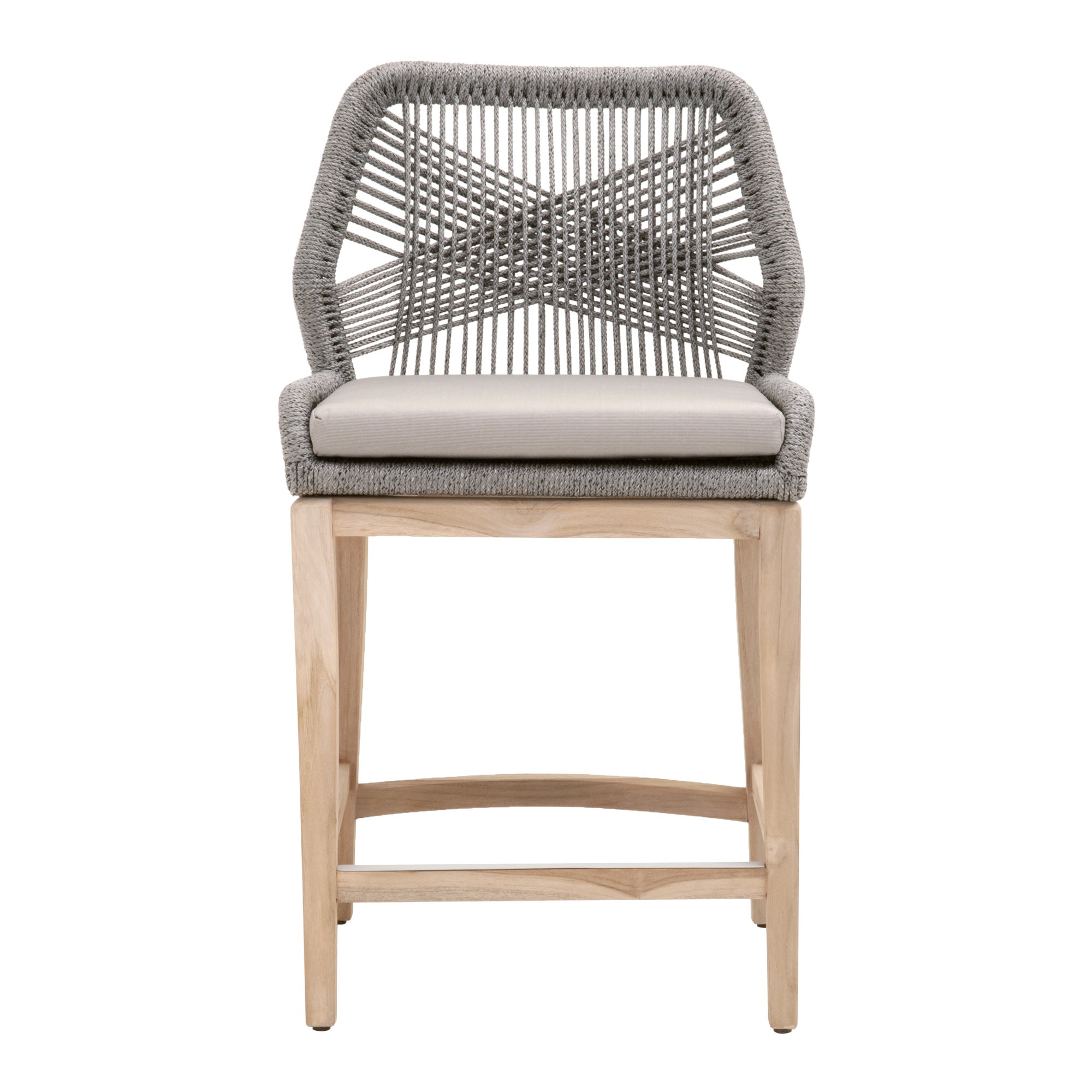 Essentials for Living Outdoor/Patio Loom Outdoor Counter Stool 6808CS.PLAR/SG/GT Toms Price Home
